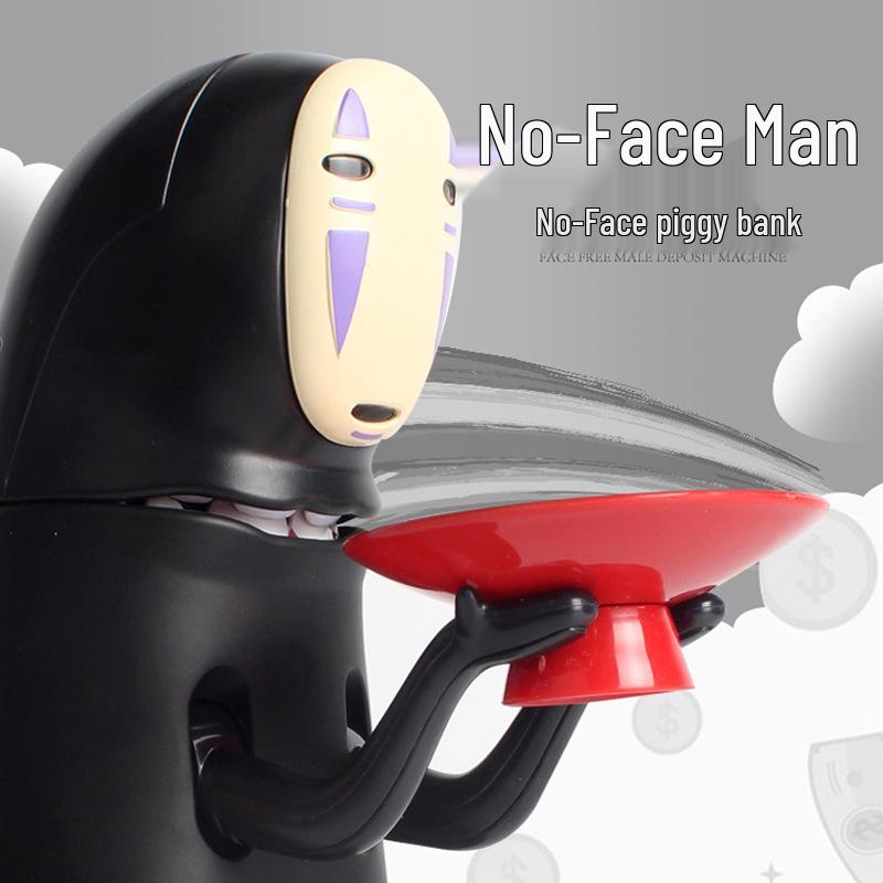 No-Face Man Electric Coin-Eating Piggy Bank