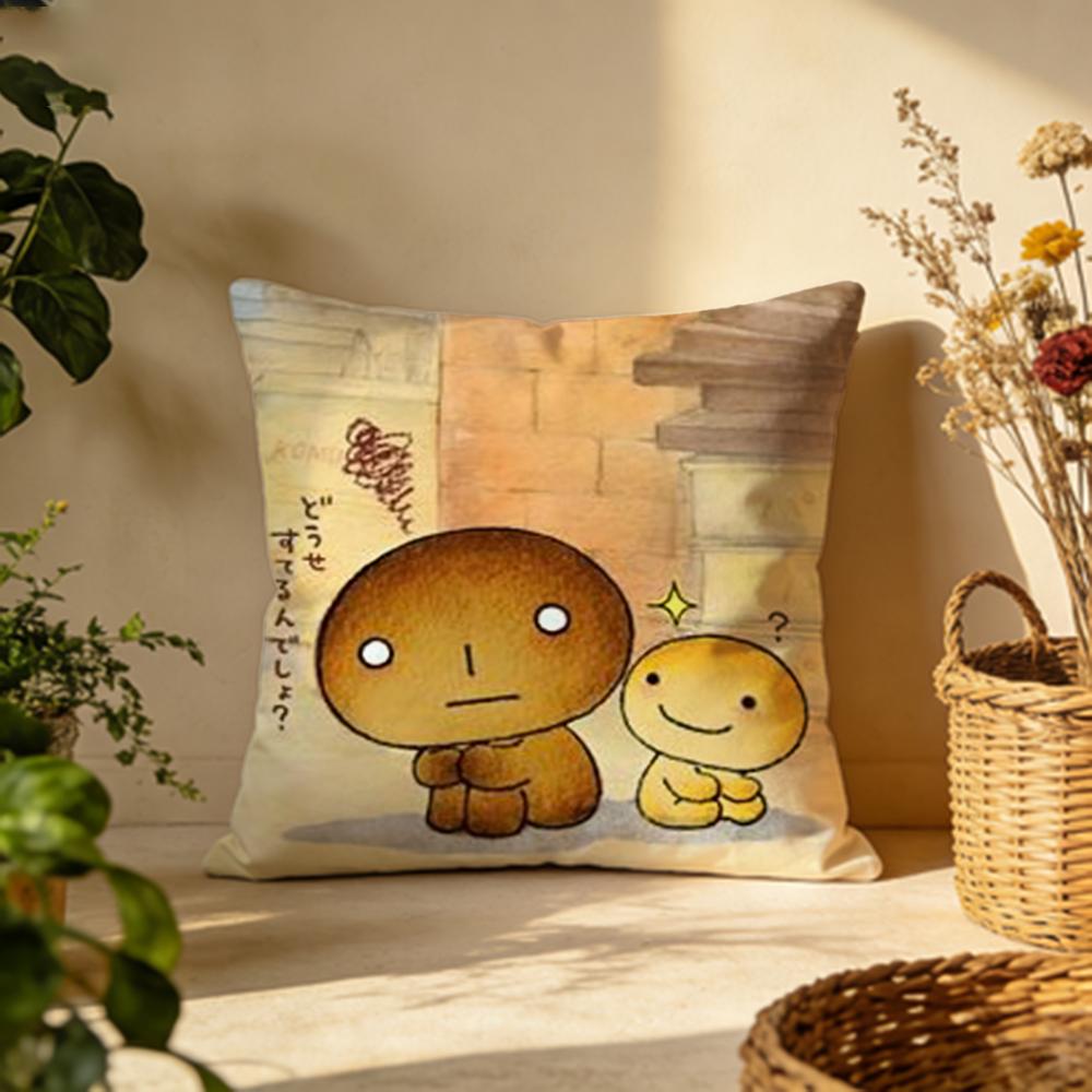 Hot KKogepanes Cushion Cover Versatile DoubleSided Pillow Case Fit for Sofa Bed Car Daily Decor