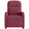 VidaXL Fauteuil de massage inclinable Rouge bordeaux Tissu, fauteuil de massage, fauteuil, fauteuil canapé, fauteuil de 4015535