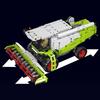 Mould King 17014 Технические игрушки на колесах Управляемый комбайн Строительные блоки Инженерный грузовик Набор кирпичей Детский рождественский подарок