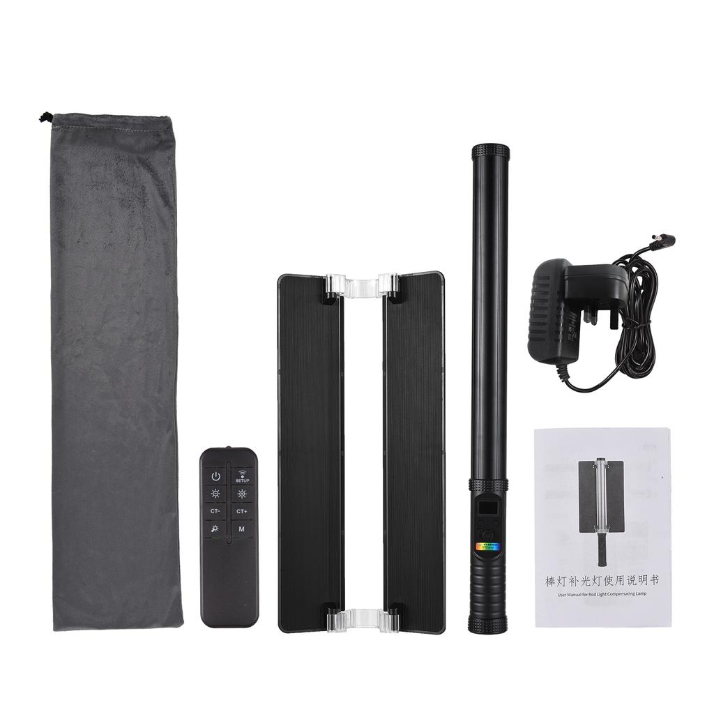 Ручная фотолампа RGB мощностью 50 Вт, портативный светодиодный светильник со светодиодным экраном, индекс цветопередачи более 95Ra, 2800K-6800K