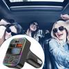 Практичный Bluetooth 5.0 Автомобильный FM-передатчик Type-C Двойной USB Плеер с подсветкой MP3 Зарядное устройство Быстрая зарядка Беспроводной Свет Громкая связь