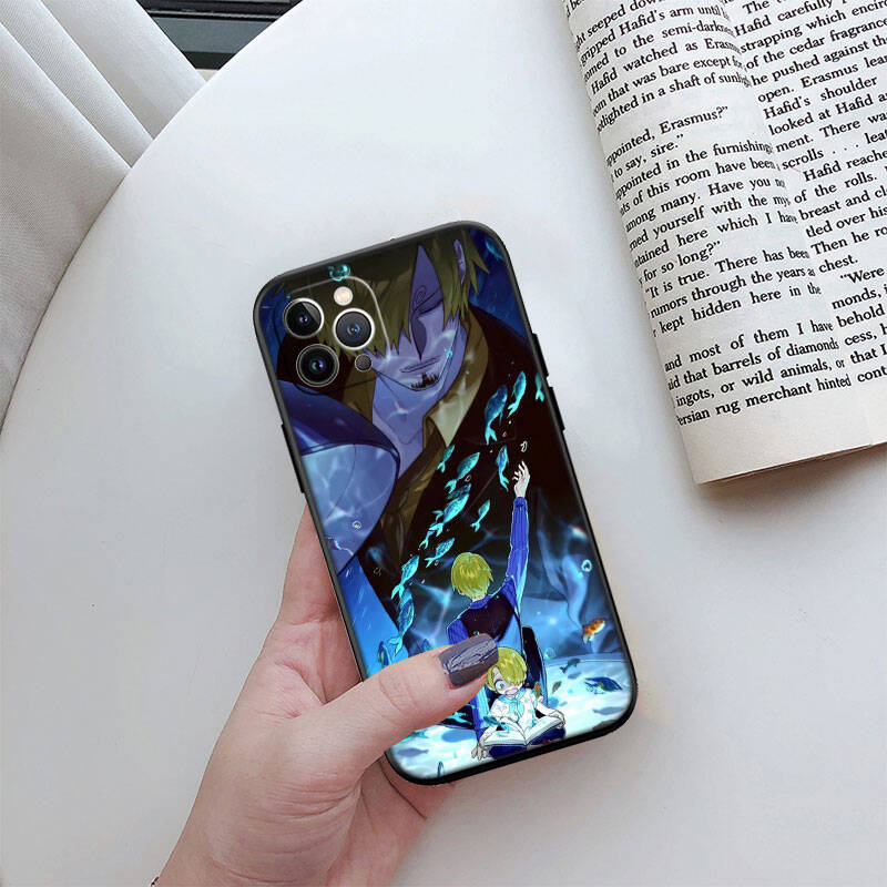 MH123 Чехол для телефона One Piece Санджи для iPhone 7 8 11 12 13 14 15 16 17 16E XS Pro Max XR X SE Air