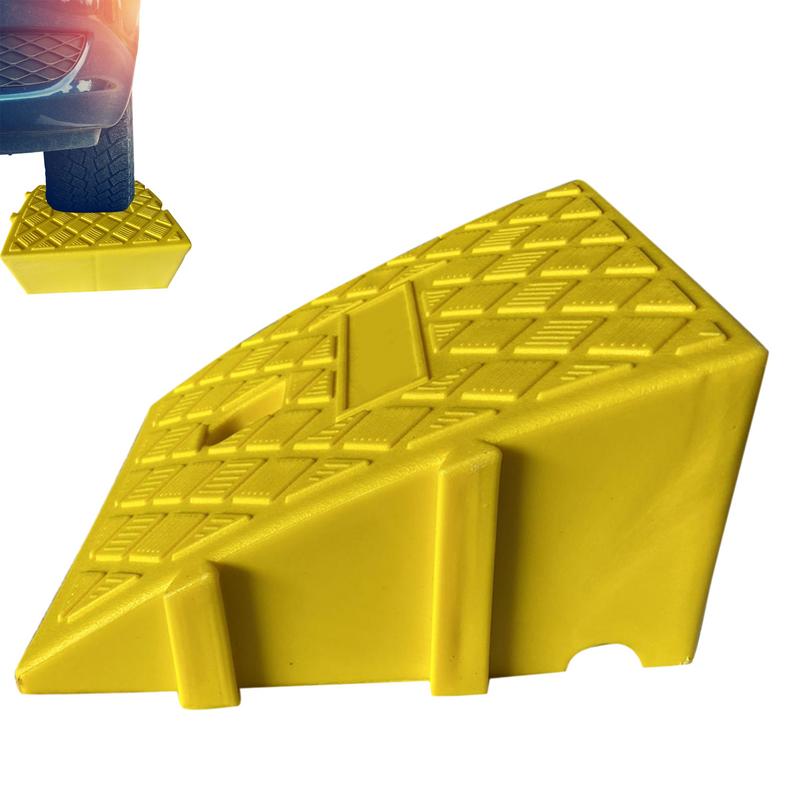 Противоскользящие рампы для заезда колес автомобиля, портативные, легкие, рампы для бордюра для шин, сверхпрочный комплект пороговых рамп для автомобиля, прицепа, грузовика