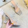 Rhinestone High Heels, New Sandals In the Summer of 2025, Women's Stilettos with Celebrity Style and Cool Slippers