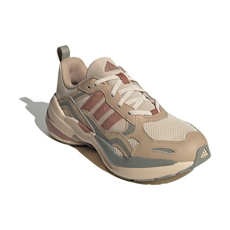 adidas Maxxcetus Толстая подошва Удобная ткань Нескользящие Износостойкие Кроссовки с низким верхом Унисекс Кроссовки Бежевый ID0645
