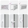 Basement Window RISOR 80 x 70 cm PVC and Glass Anthracite