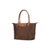 Longchamp Le Pliage Solid Logo Snap Zipper Foldable Nylon Canvas Dumpling Bag Tote Shoulder Bag Women bags Ebony 2605089P81