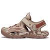 Li Ning Kids Sports Lifestyle Series Trendy Non-Slip Shock Absorbing Lightweight Sandals Kids Sandals Brown YKUT032-5
