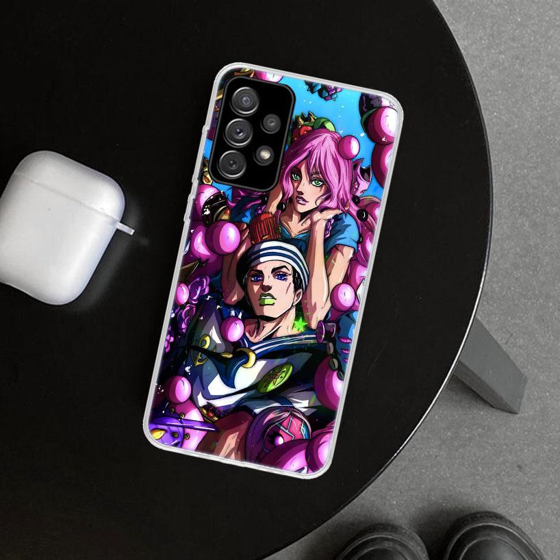 Крутой чехол для телефона JoJo's Bizarre Adventure для Samsung Galaxy A12 A22 A32 A52 A72 A02S A51 A50S A31 A20S A10S Note 20 Ultra