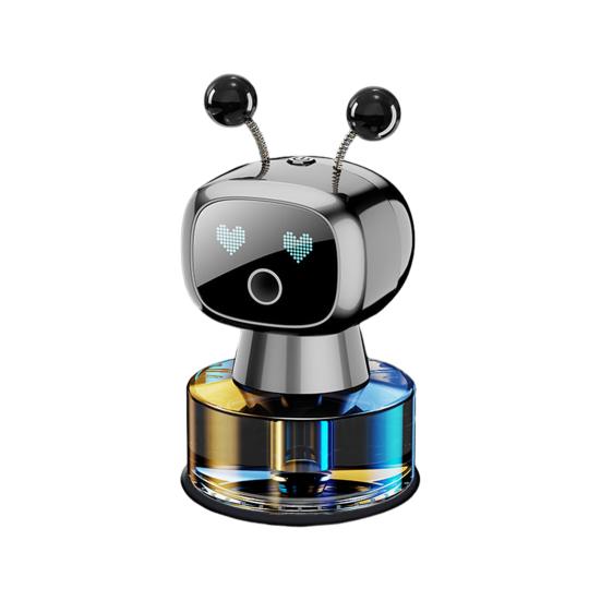 Автомобильный освежитель воздуха в форме робота с умной ароматерапией и эмоциональными глазами с искусственным интеллектом