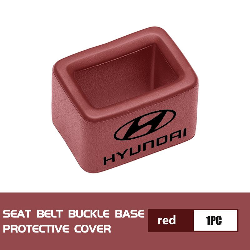 For Hyundai Car Styling Seat Belt Buckle Anti-scratch Protector Cover Auto Accessories i10 i20 i30 i40 ix20 ix35 ix55 Venue PP16