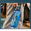 Large Capacity Plastic Water Bottle 1100ml Portable Outdoor Sports Fitness Hydration Bottle Space Cup with Leak Proof Lid for Gym Hiking