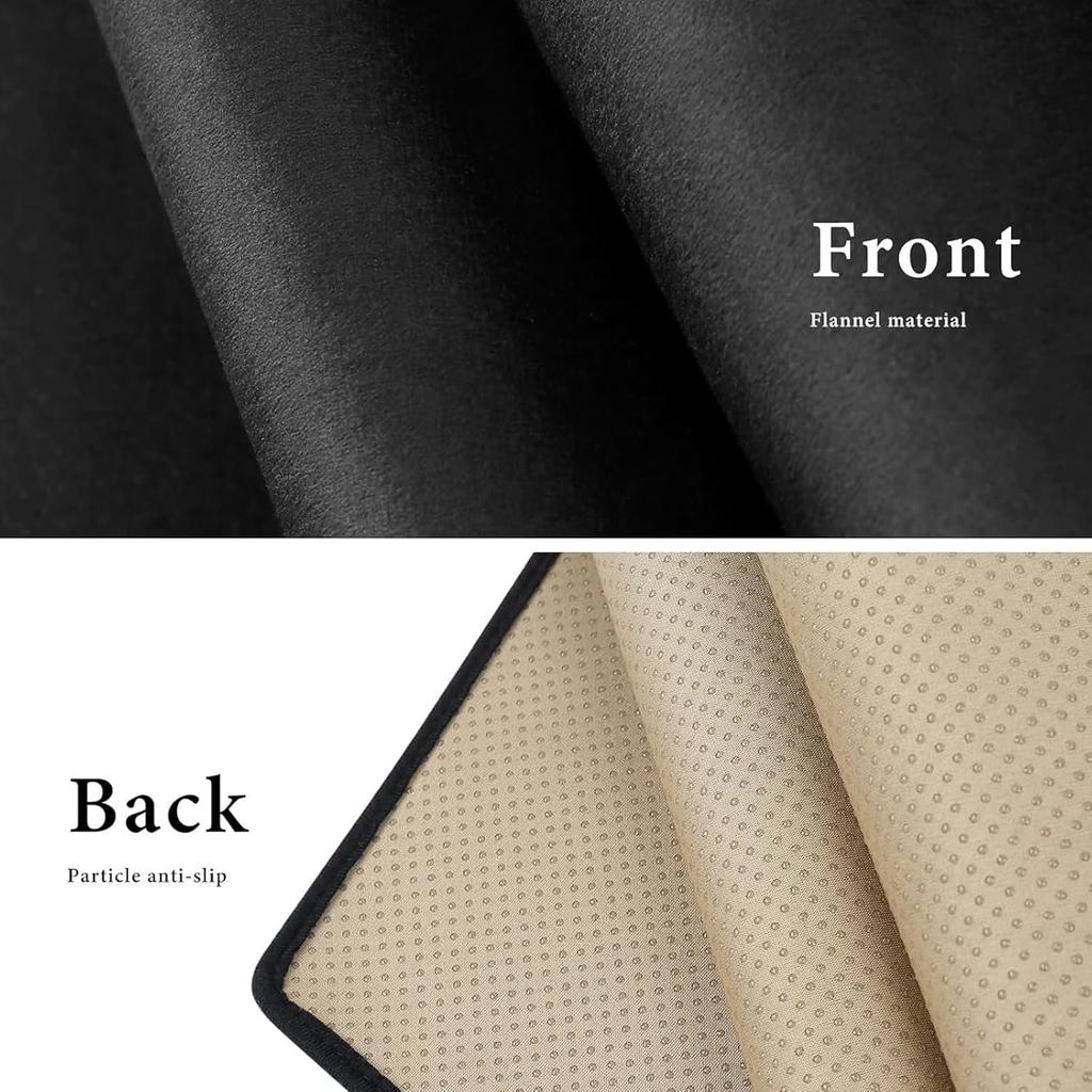 Flannel Dashboard Cover Dash Cover Mat Compatible with Dodge Ram 1500 2500 3500 -2024 2025 Accessories Center Console Dash Board Cover Protector