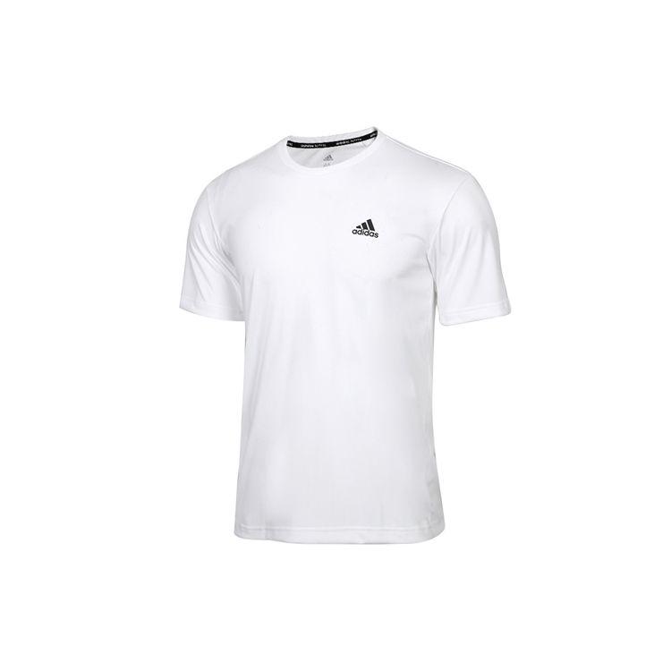 Adidas Tennis Sports Round Neck Short Sleeve T-Shirt Men Tops White AZ4077