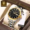 New TOP Brand Luxury Men's Watch with Box Dual Calendar Men's Quartz Watches