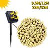 9.5M/12M/22M/32M Outdoors Solar String Light 8 Modes Solar Lamp Waterproof for Gardens Wedding Party Valentines Christmas Tree Decoration