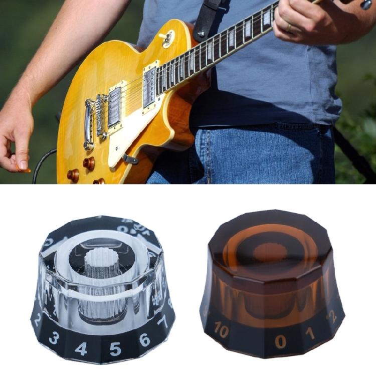 4 Pcs Electric Guitar Volume Tone Control Knobs Potentiometer Cap Easy to Use