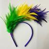 1PC Feather Headband Hair Accessories Performance Jewelry Flapper Headpiece Party Stage Vintage Women