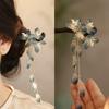 Flower Wooden Hair Stick Chinese Style Hanfu Hairpin Classical For Girl