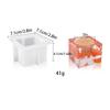 DIY Crystal Epoxy Resin Mold 3D Rectangles Ornaments Candle Holder Candlestick Mirror Silicone Molds Aromatherapy Mold Making