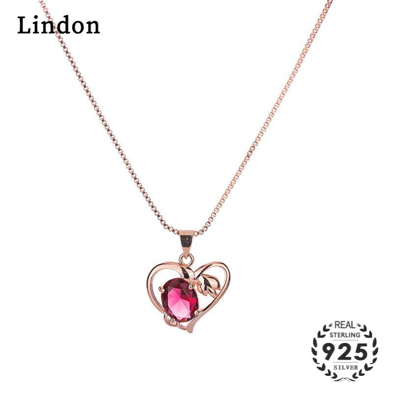 Женское ожерелье Lindon, кулон из медного сплава, циркон, модный подарок