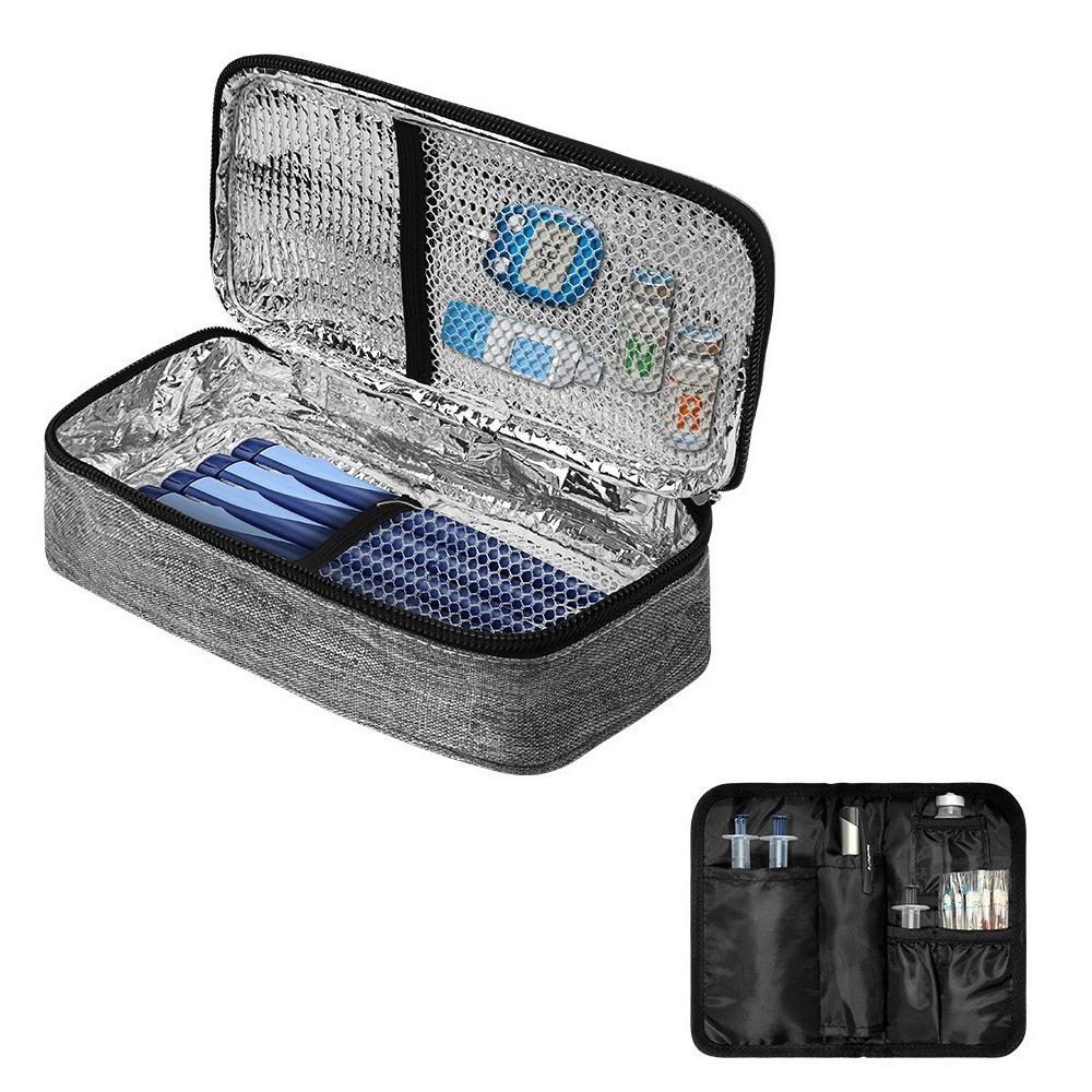 Lightweight Insulin Cooling Bag Wear-resistant Washable Insulin Carry Case Waterproof Medicine Storage Bags Office