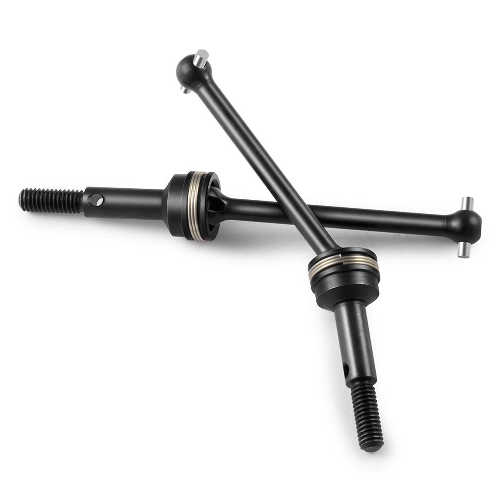 YEAHRUN 2PCS Steel CVD Drive Shaft Front Rear Universal for Tamiya TT02 TT01 TC01 1/10 RC Model Drift Car Upgrade Parts