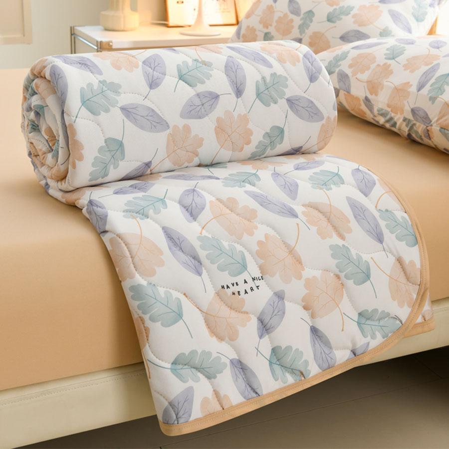 Новое одеяло с цветочным принтом для весны и лета для односпальной и двуспальной кровати, мягкое, приятное к коже, дышащее, удобное, одеяло для кондиционера