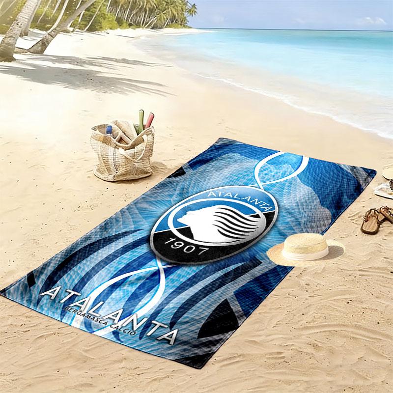 Atalanta Team Spirit Print Beach Towel, Large Soft Quick Dry Towel for Beach Camping Swimming