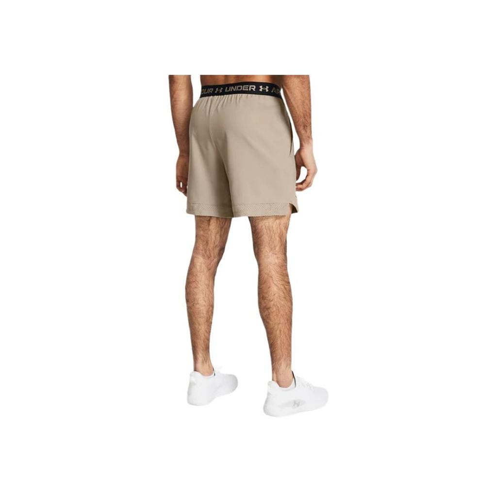Under Armour UA Vanish Color Block Logo Comfortable Breathable Quick Dry Casual Shorts Men shorts Khaki 1373718-203