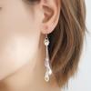 Хэчэн Длинные хрустальные серьги: Корейский стиль, Супер блеск, Красочная женская бижутерия.