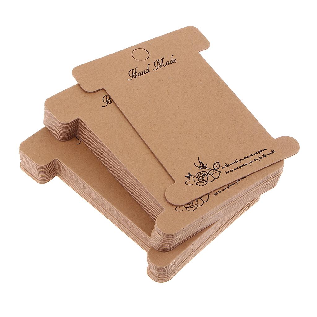 30 Diaper Cards Wood Paper Card Yarn Maps 10.2x7.8cm, Nature for Ligaments