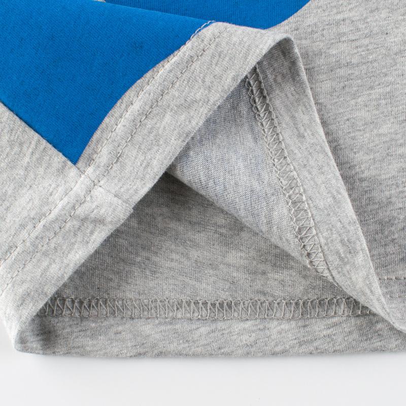 Детская футболка с коротким рукавом Детская одежда Летняя одежда для мальчиков Топ с динозавром