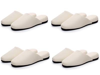 И тапочки из винила натрия в 1 паре или [MOONROOM] [Протираемые] [Устойчивые к пятнам] [Устойчивые к спирту Устойчивые к гипохлориту] Тканевый вид