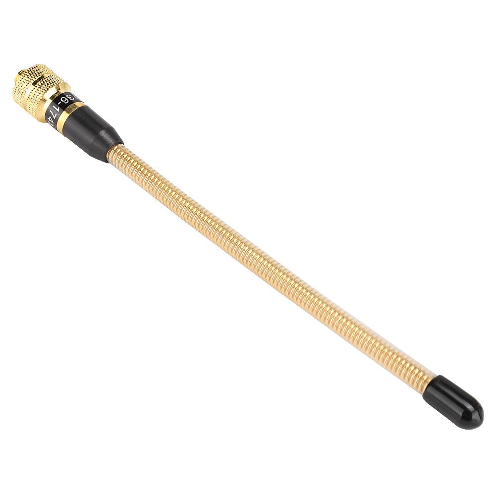 SMA Золотая Женская Гибкая Пружинная Антенна VHF для Радиостанции Kenwood Baofeng Puxing TYT Walkie Talkie