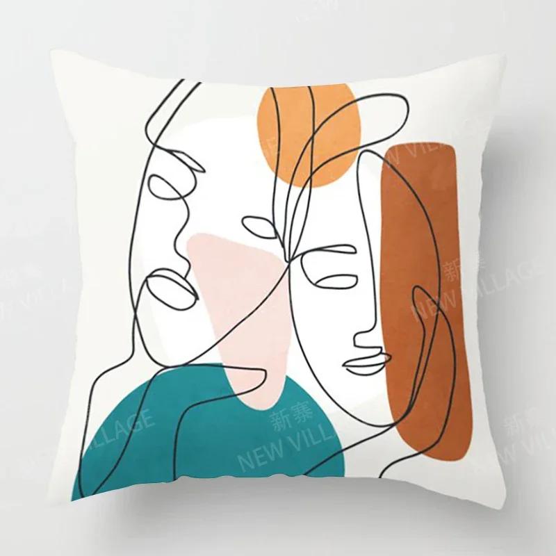 Скандинавский Осенний Домашний Декор Осень Наволочка для диванной подушки Современный