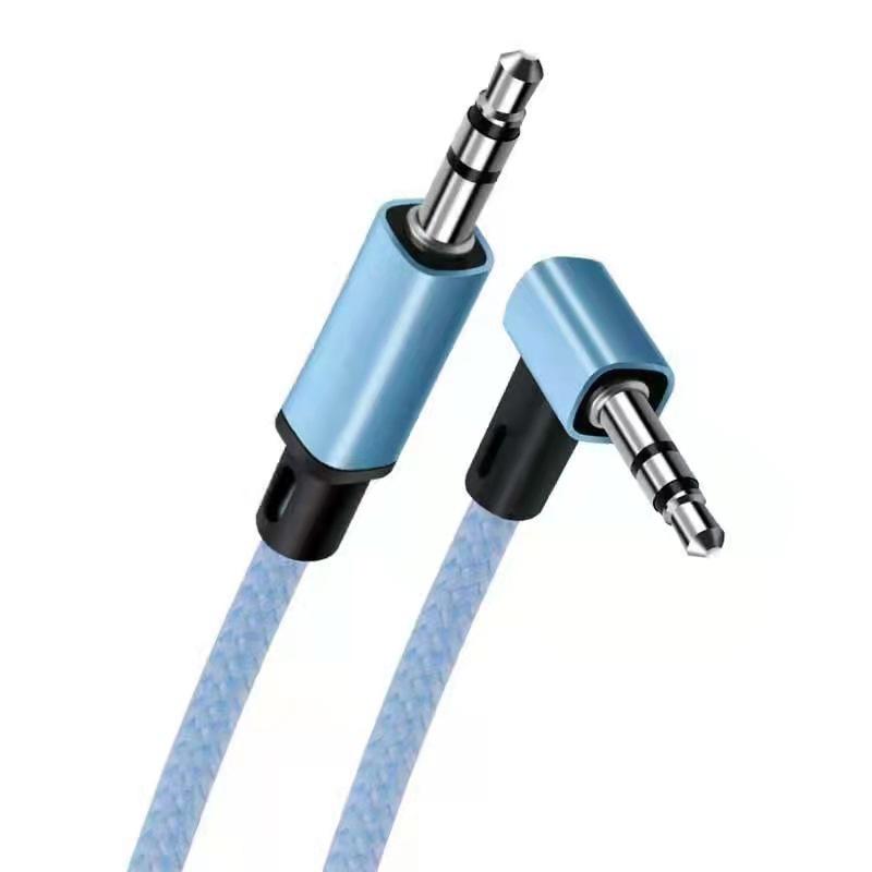 3.5mm AUX Audio Cable 1Pcs Universal Compatible HiFi Sound Quality Male to Male Gold Plated Cord for Car Speaker Headphone iOS Android