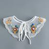 Sweet Bowknots Fake Collar for Women's Shirt Dress Sweater Detachable Collar Neckwear Small Cape Shawl Decorative False Collar