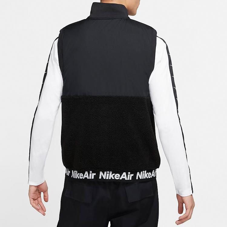 Nike Мужской спортивный жилет без рукавов с флисовой подкладкой и синтетическим наполнителем, теплый, CU4175-010