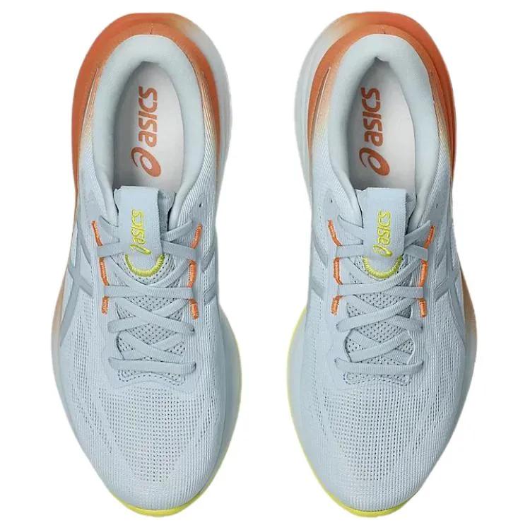 ASICS GEL CUMULUS 28 Breathable Running Shoes Men's Blue Orange Yellow (Unisex) Running Shoes 1011C223400