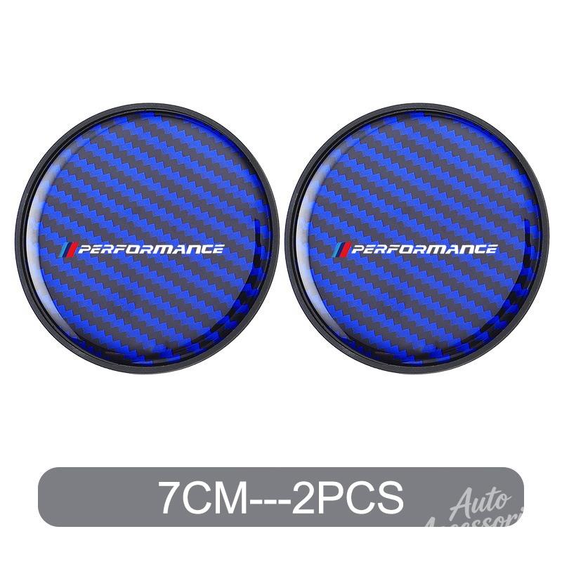 Car Water Coaster Cup Carbon Fiber PVC Coaster Mat Non-slip Accessories For BMW E30 E34 E36 E39 E46 E52 E53 E60 E61 E62 E70 E71 APV5