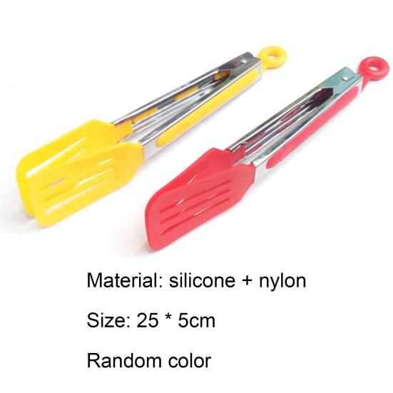 Kitchen Tongs Rust-Resistant Smooth Silicone Premium Stainless Steel Locking Tongs for Cooking