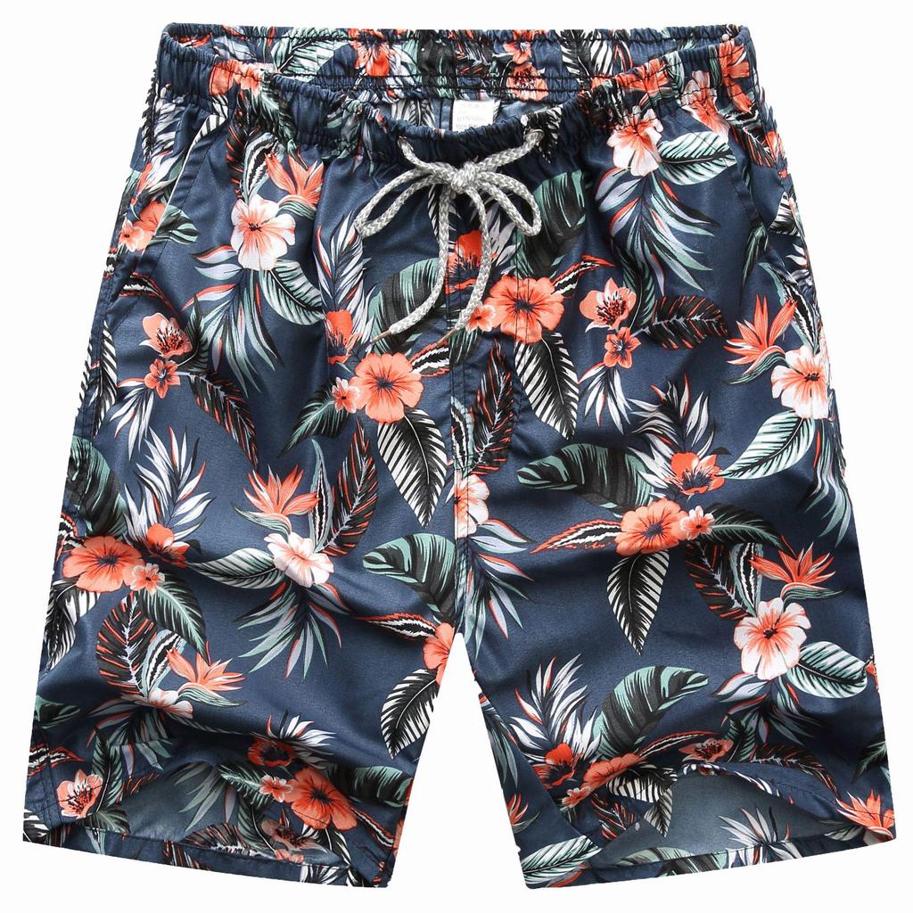 Men's Quick-Dry Beach Shorts: Summer Seaside Swim & Sports, Loose Five-Point Pants for Couples