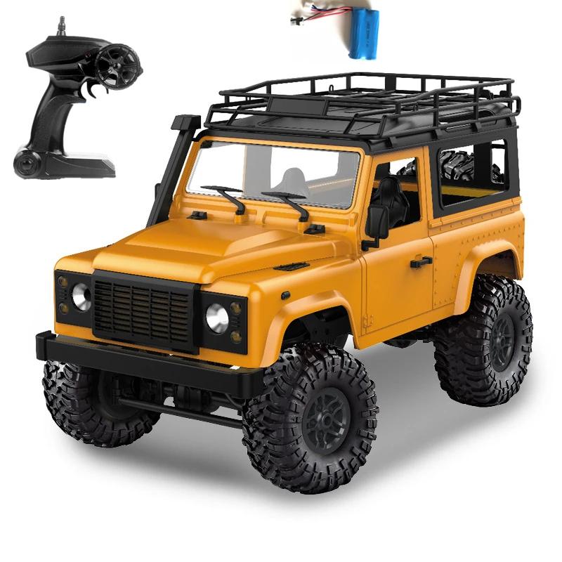 MN90 1/20 4WD Радиоуправляемый Грузовик Внедорожный Скалолазный Багги Гусеничный Металлический с Светом Радиоуправляемая Машина Вездеходная Гоночная 2.4G Игрушки для Мальчиков