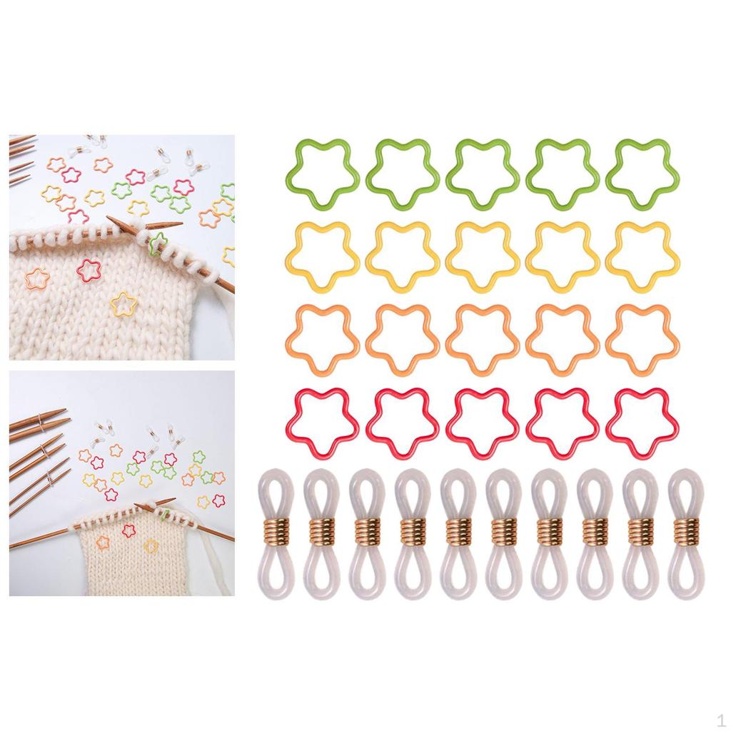 Маркер для вязания крючком, фиксирующие маркеры, гладкий многоразовый зажим для игл для рукоделия ручной работы