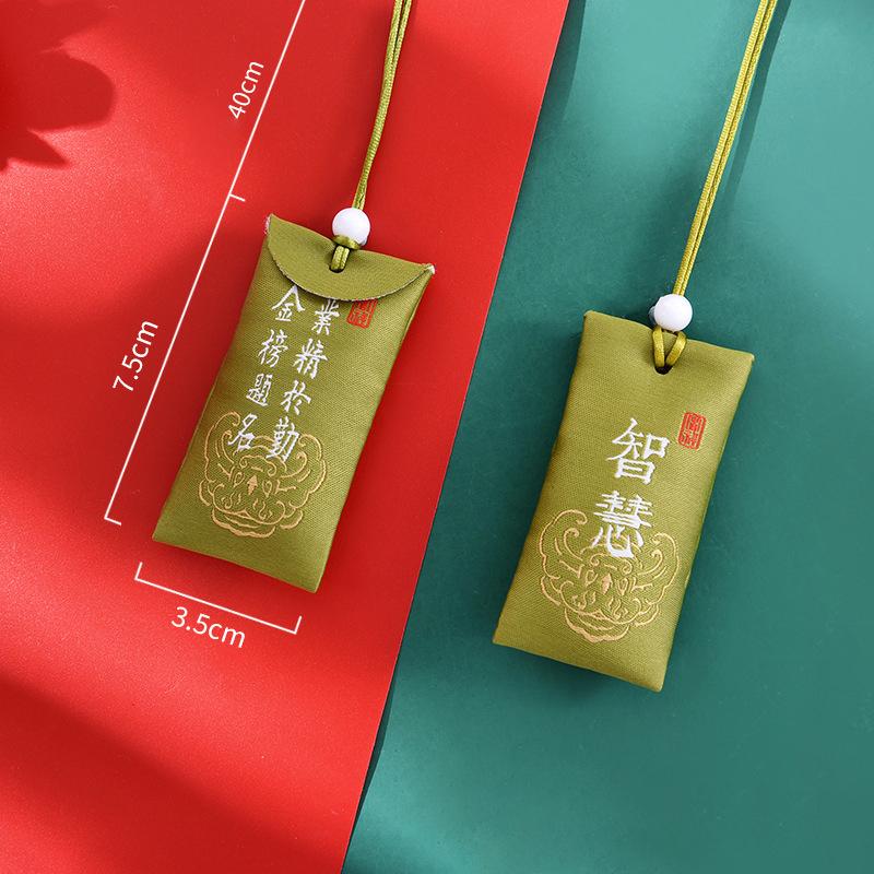 Духовная соль с мешочком буддийский духовный мешок соли ожерелье благословение счастливый мешок амулет благословение мешочки кулон