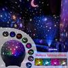 Светодиодный ночник USB-вилка RGB Звездное небо Галактика Луна Проектор Свет Автоматическая смена цвета для детской комнаты Декор на день рождения Подарок