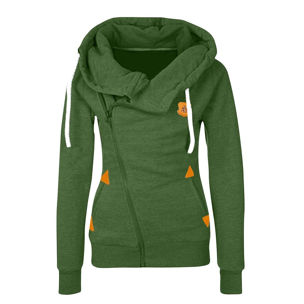 Женская мода повседневная толстовка кардиган с боковой молнией с капюшоном толстовка куртка