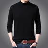Soft and Fashionable Sweatwear Mens Anti-pilling High Quality Knitted Turtleneck Sweater Slim Fit Long Sleeve Pullover Solid Color Trend Men Clothing